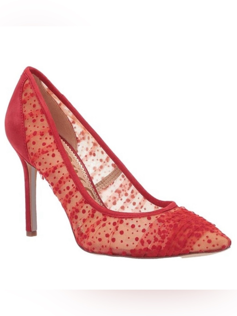 Sam Edelman Hazel Lace Fabric Pointed Toe Pumps